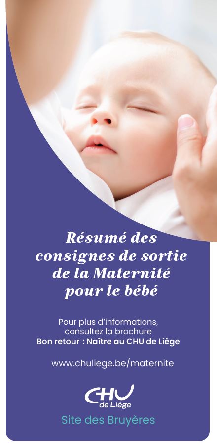 consignes de sortie maternité
