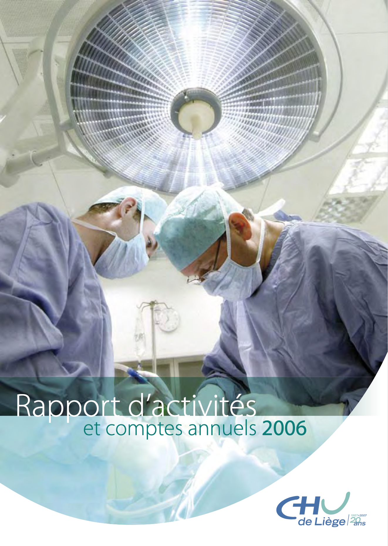 BROCH a4 rapport activite 2006 cover