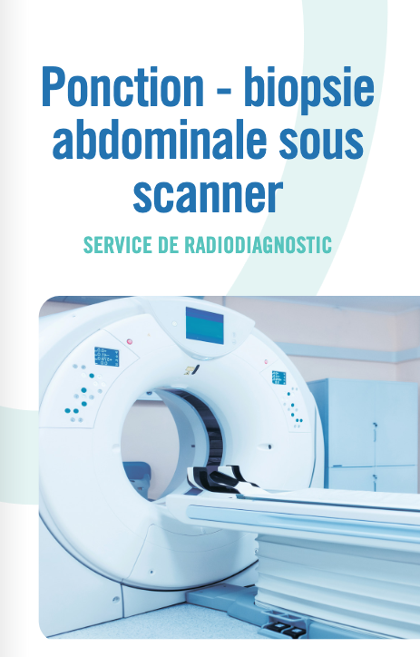 BROCH tryptique ponction biopsie abdominale sous scanner COVER