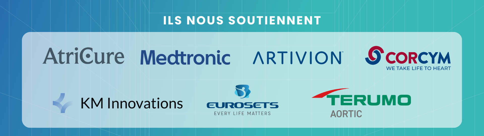 50 ans chirurgie cardiaque-Sponsors